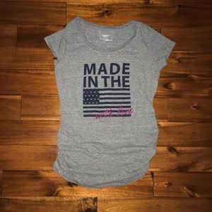 Motherhood Maternity Made in USA with love shirt!